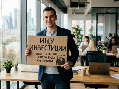 Нужны инвестиции для открытия современной химчистки одежды