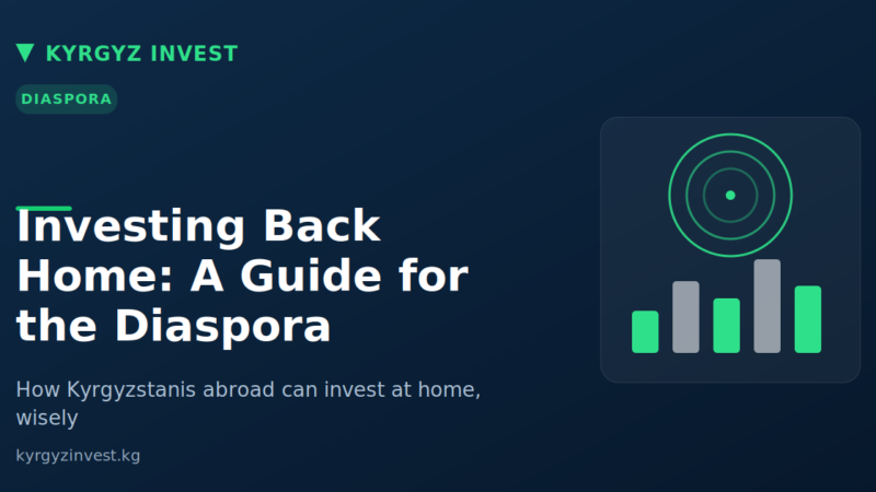 Kyrgyz Invest cover: diaspora investment in Kyrgyzstan